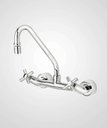 Ver imagem 1 de Misturador para Cozinha de Parede Dn15-20 Slim Cross Cromado Perflex