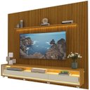 Ver mais imagens de Rack com Painel para Tv até 85 Polegadas Led 3 Gavetas com Rodízios 270cm Requinte