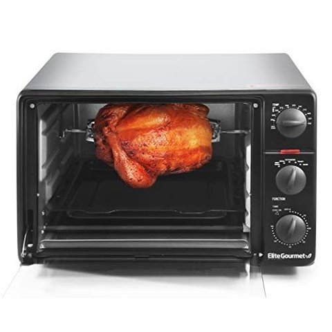 Elite Gourmet Ero-2008nffp Forno Elétrico Rotisserie 23l Preto
