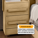 Ver imagem 3 de Cabeceira Casal Extensível com 2 Mesas de Cabeceira 4 Gavetas com Tomada Síria