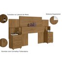 Ver imagem 5 de Cabeceira Casal Extensível com 2 Mesas de Cabeceira 4 Gavetas 2 Tomadas Síria