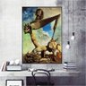 Quadro Salvador Dali Construção Macia Com Feijão Cozido:150x100/BRANCA - 3