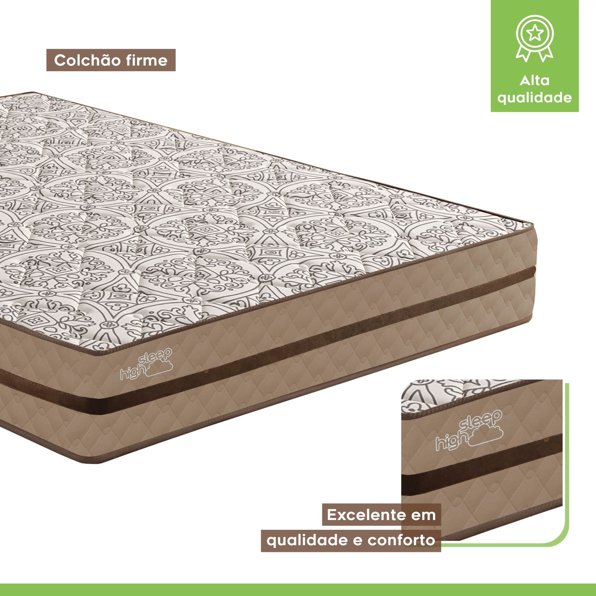 Colchão Casal Yescasa Hig Sleep 24cmx138cmx188cm  - 5