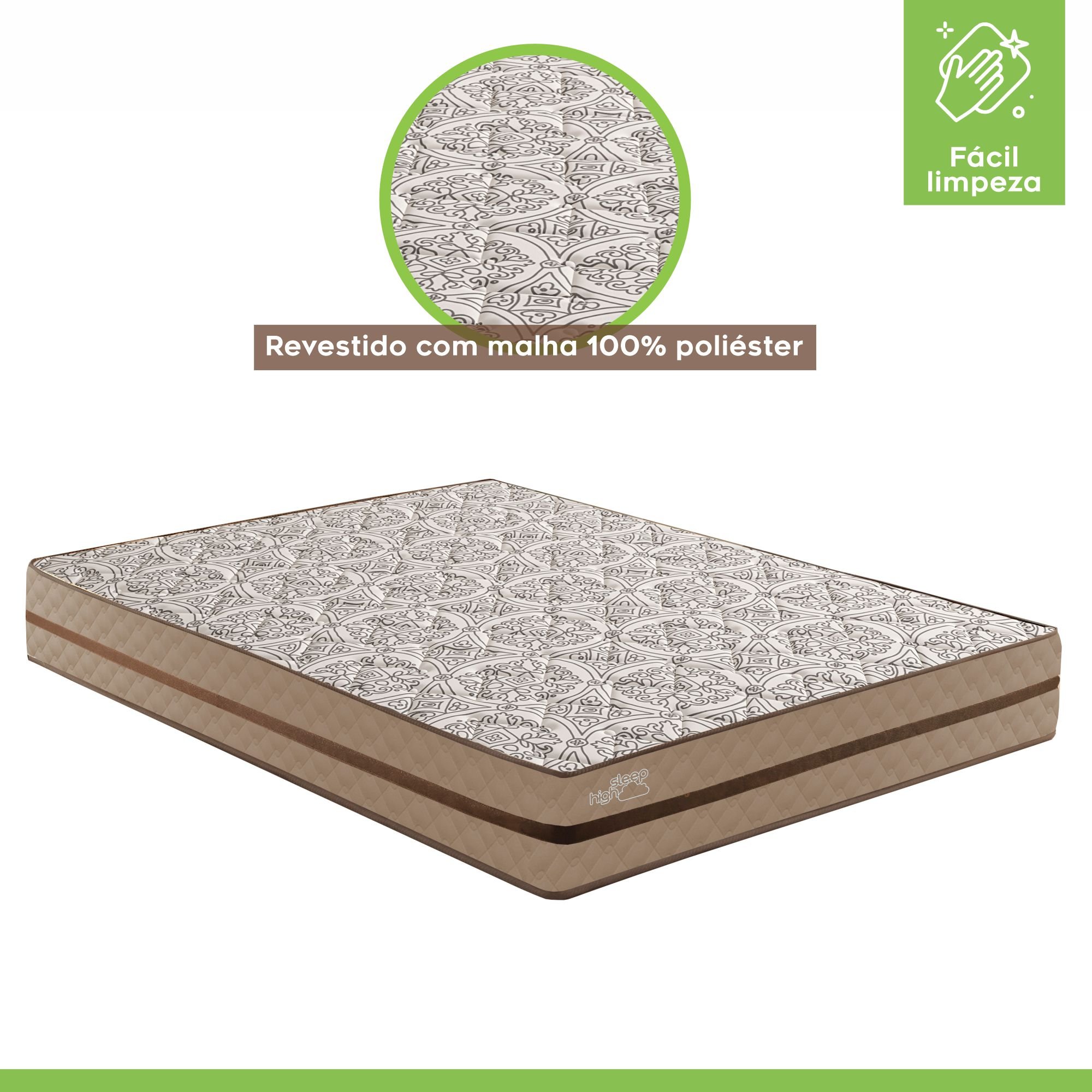 Colchão Casal Yescasa Hig Sleep 24cmx138cmx188cm  - 7