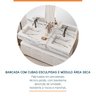 Bancada em Porcelanato 120cm com Cuba Esculpida Ripy - 2