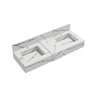 Bancada em Porcelanato 120cm com Cuba Esculpida Ripy - 3