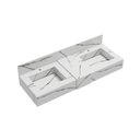 Ver imagem 3 de Bancada em Porcelanato 120cm com Cuba Esculpida Ripy Yescasa Branco/Calacata