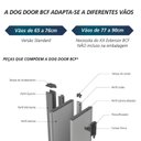 Ver imagem 6 de Portão Sanfonado Dogdoor para Pet 76cm