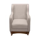 Ver imagem 4 de Poltrona de Amamentação com Balanço Linho com Puff Aquila Plus