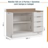 Cozinha Modulada 7 Peças 1 Tampo 3 Aéreos 3 Balcões e Torre Quente Ipanema CabeCasa MadeiraOriginals - 15