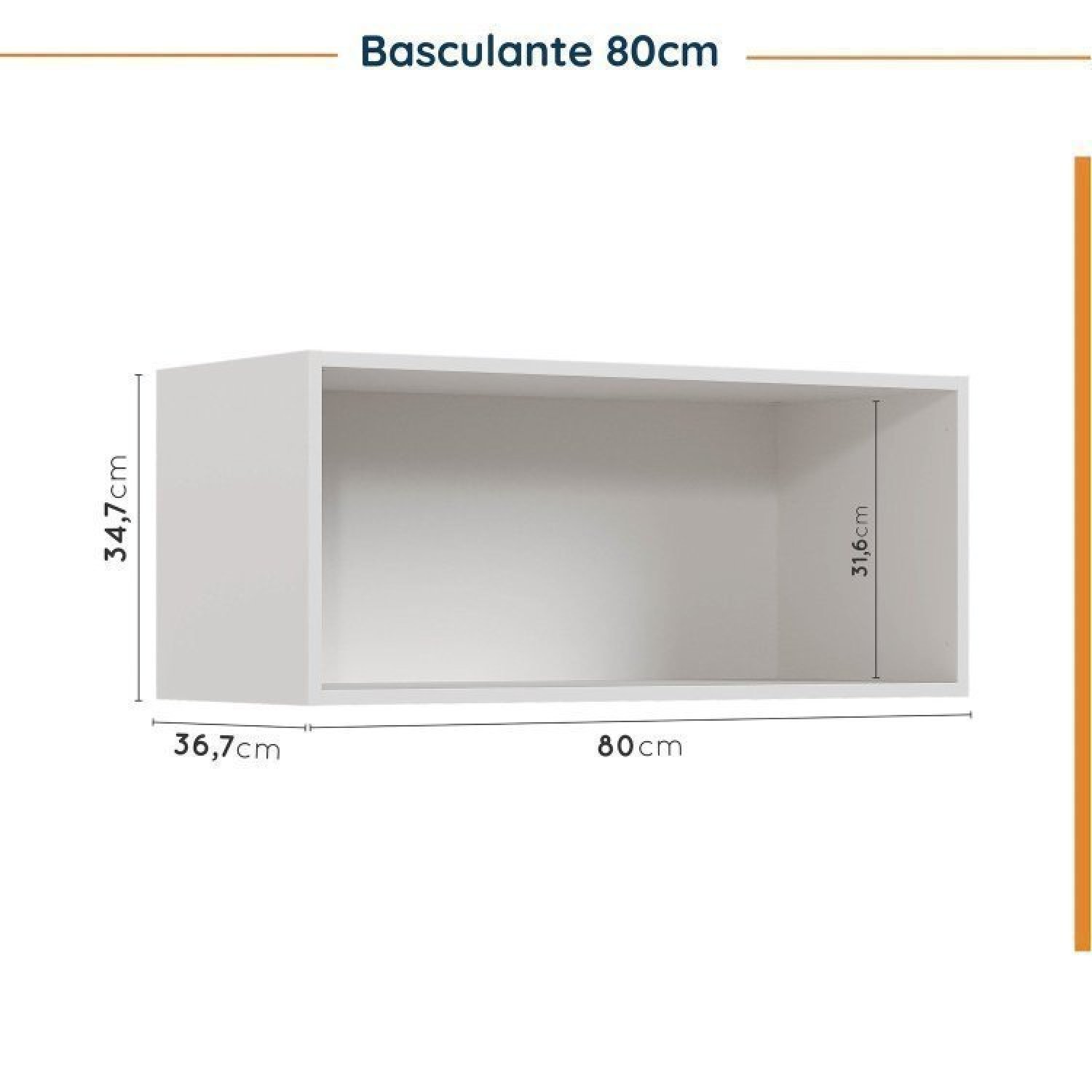 Cozinha Modulada 7 Peças com Tampo 3 Aéreos 3 Balcões e Torre Quente Ipanema Cabecasa Madeiramadeira - 14