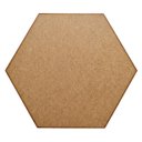 Ver imagem 3 de Recorte Hexagono 8 cm Colmeia Cabeceira MDF 3mm Kit 100 Unidades