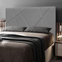 Ver imagem 3 de Cabeceira Cama Box Casal Queen Size Mali 160cm Cinza