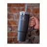 Copo com Canudo Stanley Quencher 2.0 Preto Charcoal 1,180 Litros - 5
