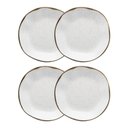 Ver imagem 1 de Conjunto 4 Pratos Fundo 22,5 Cm Ryo Maresia Porcelana Oxford