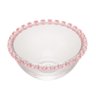 Saladeira Lyor Coração de Cristal Rosa 21cm x 12cm - 1