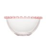 Saladeira Lyor Coração de Cristal Rosa 21cm x 12cm - 2