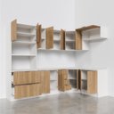 Ver imagem 7 de Cozinha Modulada 7 Peças 1 Tampo 3 Aéreos 3 Balcões e Torre Quente Ipanema CabeCasa MadeiraOriginals