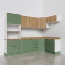 Ver imagem 6 de Cozinha Modulada 7 Peças 1 Tampo 3 Aéreos 3 Balcões e Torre Quente Ipanema CabeCasa MadeiraOriginals