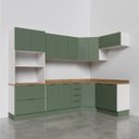 Ver imagem 6 de Cozinha Modulada 7 Peças 1 Tampo 3 Aéreos 3 Balcões e Torre Quente Ipanema CabeCasa MadeiraOriginals