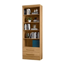 Estante para Livros 5 Prateleiras 2 Gavetas - 2