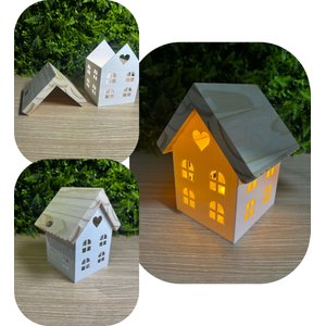 Luminária Casinha de Mesa Decorativa