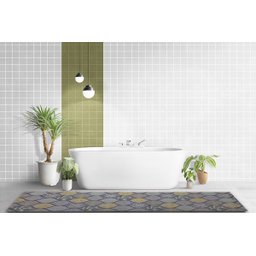 Tapete Passadeira Emborrachada Antider 65cm Venda por Metro Retalhos - 3