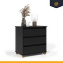 Ver imagem 6 de Mini Cômoda/mesa de Cabeceira 3 Gavetas Ej Móveis