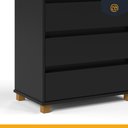 Ver imagem 5 de Mini Cômoda/mesa de Cabeceira 3 Gavetas Ej Móveis