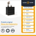Ver imagem 2 de Mini Cômoda/mesa de Cabeceira 3 Gavetas Ej Móveis