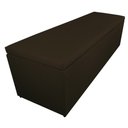 Ver imagem 2 de Calçadeira Recamier Baú Solteiro 90cm Eva Suede Marrom - DS Estofados
