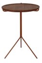 Ver imagem 1 de Mesa de Apoio Lopes Alta Tampo Natural Estrutura Cobre 53cm - 60139
