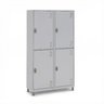 Armário Insalubre 4 Portas Ventilado Aço Cinza - 1