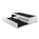 Ver imagem 2 de Bicama Box para Dois Colchões Solteiro 88x188 Corino Linho