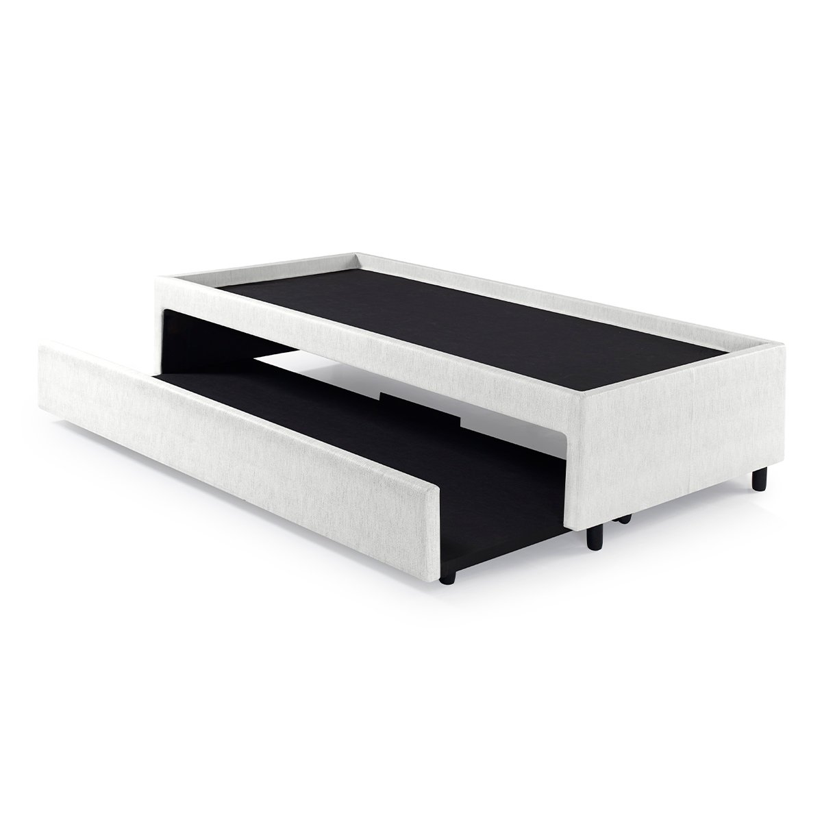Bicama Box para Dois Colchões Solteiro 88x188 Corino Linho - 9