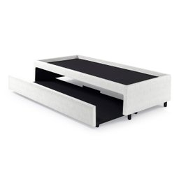 Bicama Box para Dois Colchões Solteiro 88x188 Corino Linho - 9