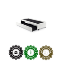 Ver imagem 6 de Bicama Box para Dois Colchões Solteiro 88x188 Corino Linho