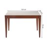 Mesa Extensível de Cozinha 4 Lugares - Imbuia/offwhite sem Vidro 120x80 - 3