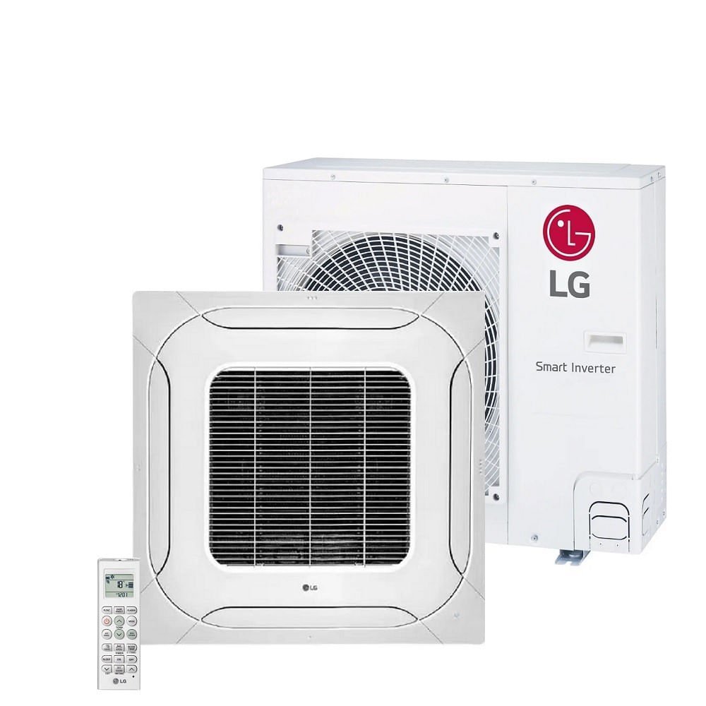 Ar Condicionado Split Cassete 4 Vias Inverter Lg 24000 Btu/h Quente e Frio Monofásico Atnw24gplp1.an