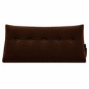 Ver imagem 4 de Almofada Decorativa Cabeceira Bella Encosto Apoio de Lombar 160cm Queen Suede Marrom - Monari Design