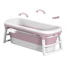 Ver imagem 3 de Kit Acessórios Alças Saboneteira Encosto de Cabeça Banheira 148 Cm Vg+ Rosa