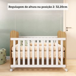 Berço Americano 100% Mdf com Rodízios Mimo - 10