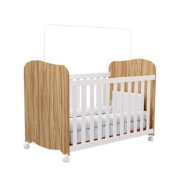 Berço Americano 100% Mdf com Rodízios Mimo - 3