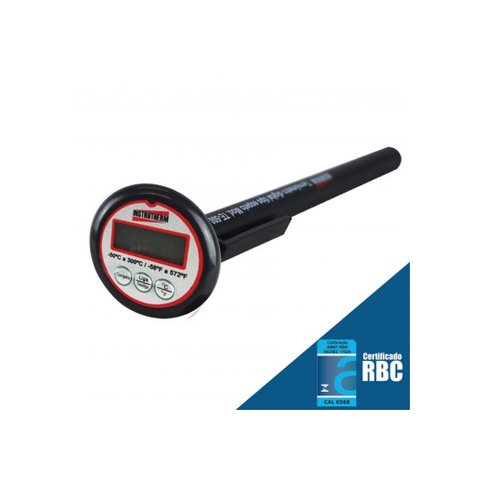 Termômetro Digital Faixa -50 A 300°c Temperatura Contato A Prova D'água Tipo Espeto Te-500 Portátil 