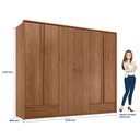 Ver imagem 7 de Guarda Roupa Democrata 06 Portas