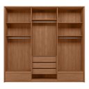 Ver imagem 3 de Guarda Roupa Democrata 06 Portas