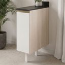 Ver imagem 5 de Balcão Kali Premium 1 Porta MDF 20cm Branco Nicioli Móveis