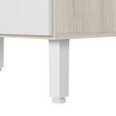 Ver imagem 6 de Balcão Kali Premium 1 Porta MDF 20cm Branco Nicioli Móveis