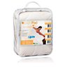 Protetor de Colchão Solteiro Viúva 40cm Impermeável Antiácaro Luxury Pad - Dunlopillo Branco - 1
