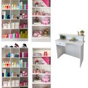 Ver imagem 7 de Kit com Colméias Estante e Balcão de Atendimento 5 Peças